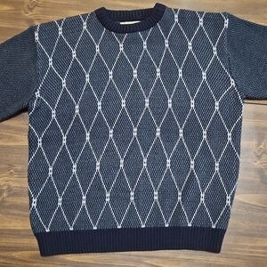 Vintage Diamond Pattern Sweater